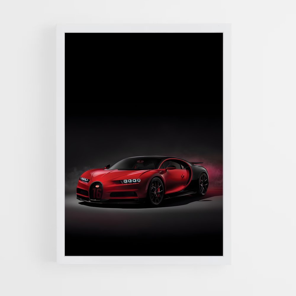 Poster Chiron Concept – affiche Bugatti (vue 3)